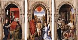 Rogier Van Der Weyden Wall Art - St John the Baptist altarpiece